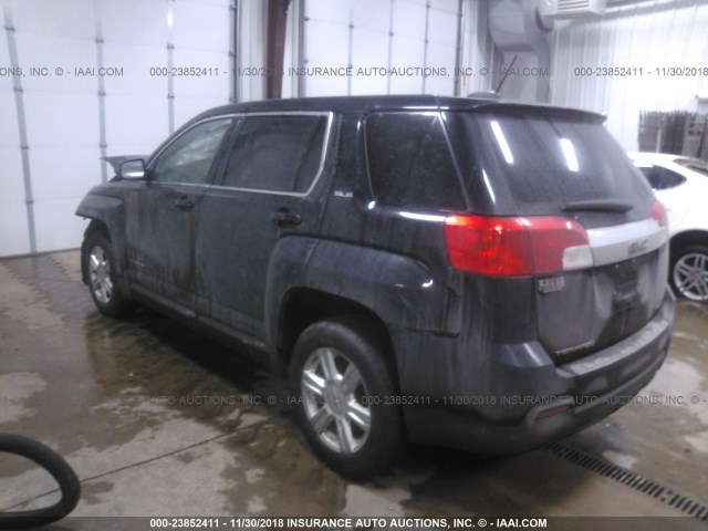 2GKFLVEK9F6141372 - 2015 GMC TERRAIN SLE BLACK photo 3