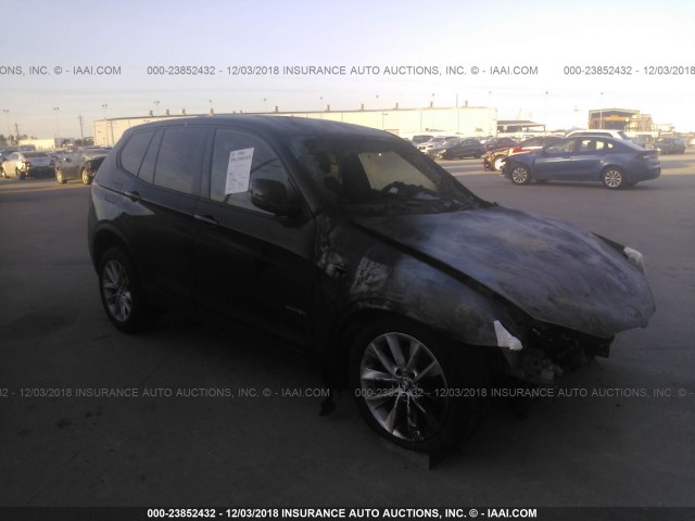 5UXWX9C55E0D24197 - 2014 BMW X3 XDRIVE28I BLACK photo 1