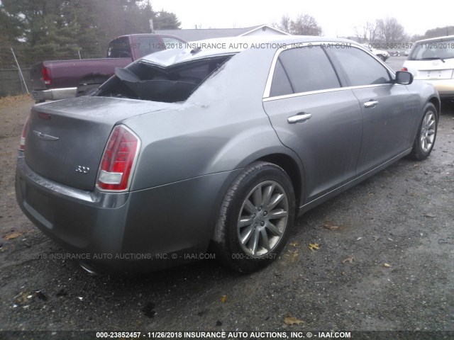 2C3CCACG1CH165983 - 2012 CHRYSLER 300 LIMITED SILVER photo 4