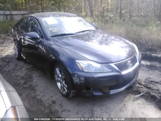 JTHBK262295106228 - 2009 LEXUS IS 250 BLACK photo 1