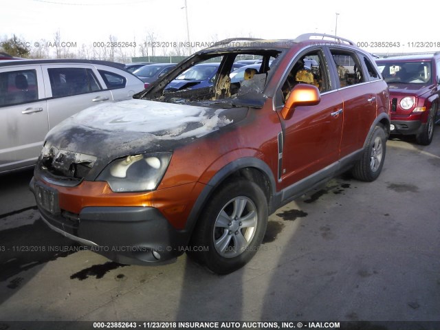 3GSCL33P98S587743 - 2008 SATURN VUE XE ORANGE photo 2