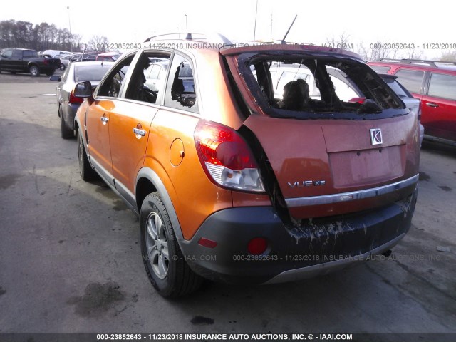 3GSCL33P98S587743 - 2008 SATURN VUE XE ORANGE photo 3