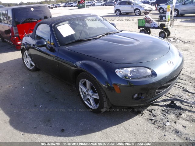 JM1NC25F560103140 - 2006 MAZDA MX-5 MIATA GREEN photo 1