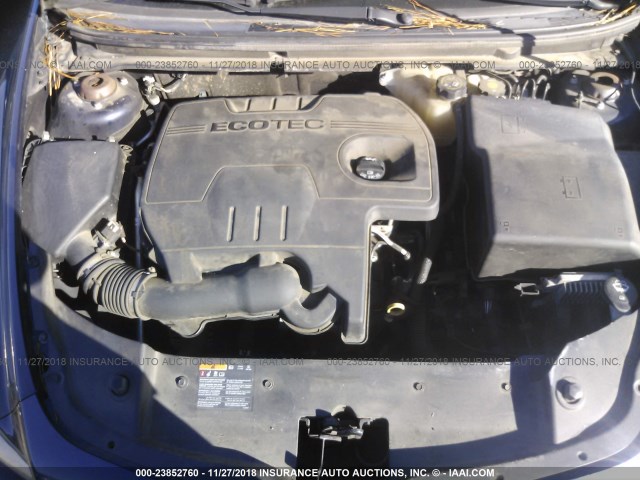 1G1ZC5E17BF115300 - 2011 CHEVROLET MALIBU 1LT ლურჯი ფოტო 10