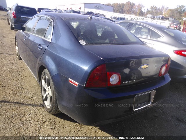 1G1ZC5E17BF115300 - 2011 CHEVROLET MALIBU 1LT ლურჯი ფოტო 3