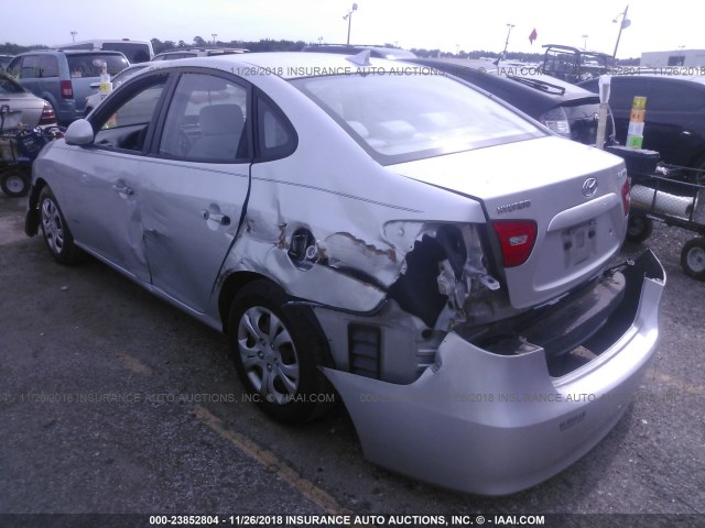 KMHDU46D09U703512 - 2009 HYUNDAI ELANTRA GLS/SE SILVER photo 6