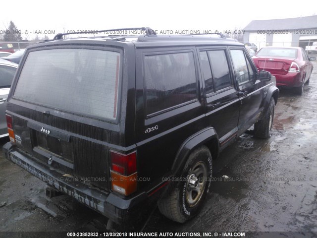 1J4FJ68S2TL197394 - 1996 JEEP CHEROKEE SPORT/CLASSIC შავი ფოტო 4