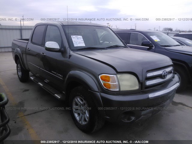 5TBET34184S444594 - 2004 TOYOTA TUNDRA DOUBLE CAB SR5 GRAY photo 1