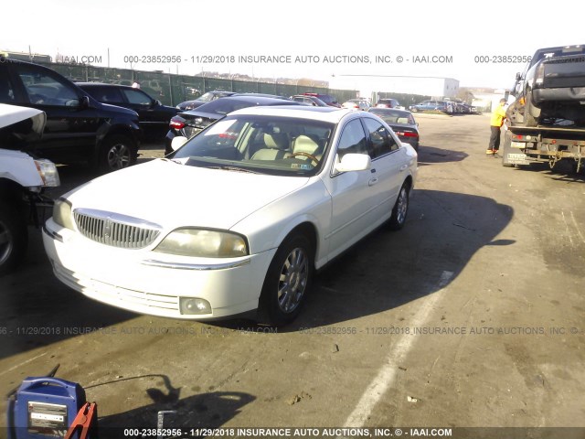 1LNHM86S74Y614979 - 2004 LINCOLN LS WHITE photo 2