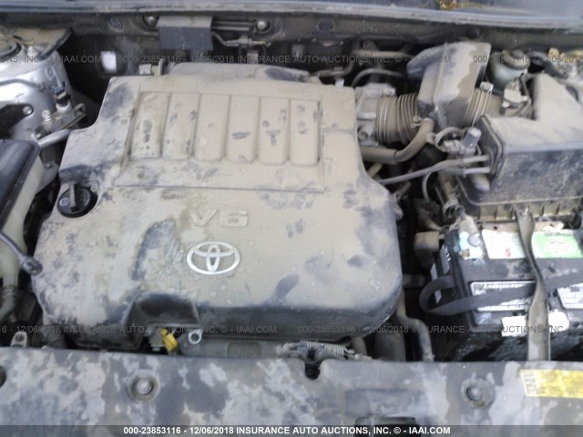 JTMBK31V985041739 - 2008 TOYOTA RAV4 LIMITED SILVER photo 10