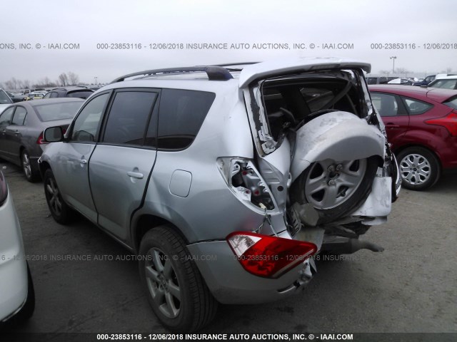 JTMBK31V985041739 - 2008 TOYOTA RAV4 LIMITED SILVER photo 3