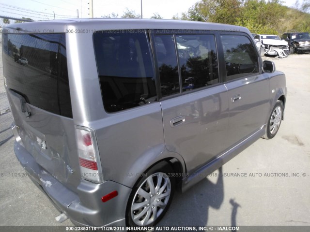 JTLKT324464091569 - 2006 TOYOTA SCION XB Сұр фото 4