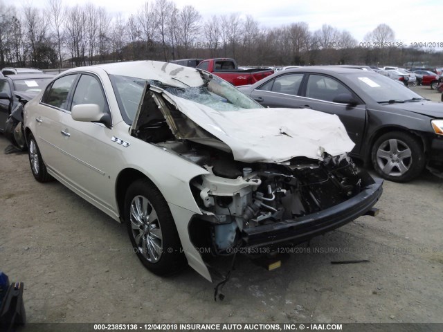 1G4HD5EM0AU107765 - 2010 BUICK LUCERNE CXL WHITE photo 1