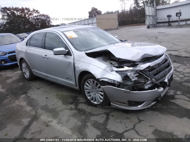 3FADP0L3XAR268838 - 2010 FORD FUSION HYBRID SILVER photo 1