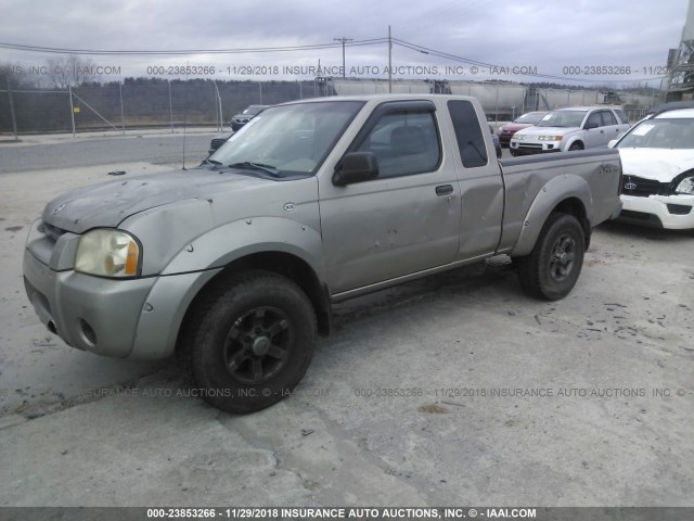 1N6ED26T84C441299 - 2004 NISSAN FRONTIER KING CAB XE V6 Champagne photo 2