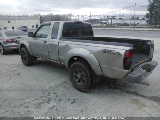 1N6ED26T84C441299 - 2004 NISSAN FRONTIER KING CAB XE V6 Champagne photo 3