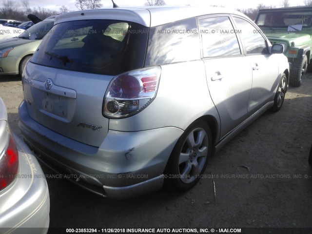 2T1KY30E05C499362 - 2005 TOYOTA COROLLA MATRIX XRS SILVER photo 4