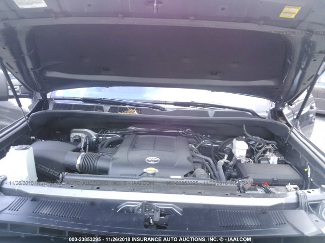 5TFAY5F15GX537460 - 2016 TOYOTA TUNDRA CREWMAX 1794/PLATINUM 灰色 照片 10