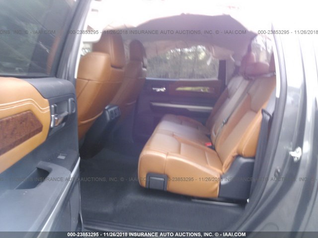 5TFAY5F15GX537460 - 2016 TOYOTA TUNDRA CREWMAX 1794/PLATINUM 灰色 照片 8