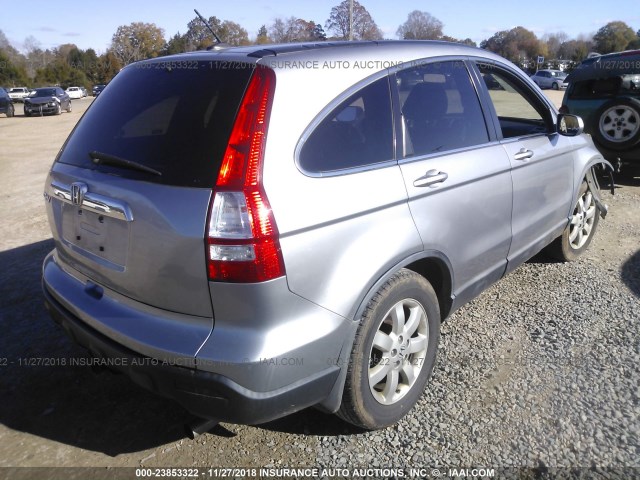 JHLRE48777C029251 - 2007 HONDA CR-V EXL GRAY photo 4