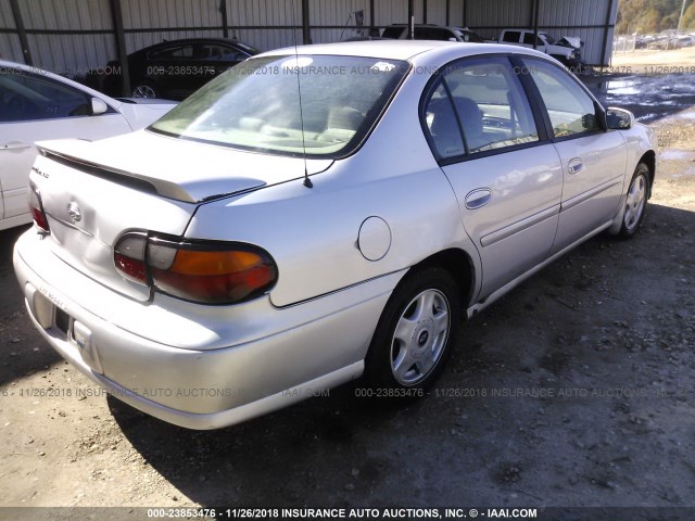 1G1NE52J216171673 - 2001 CHEVROLET MALIBU LS 银色 照片 4