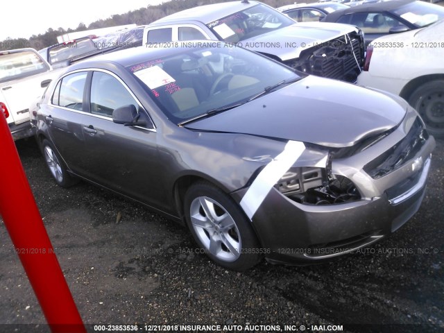 1G1ZB5E1XBF267347 - 2011 CHEVROLET MALIBU LS 金色 照片 1