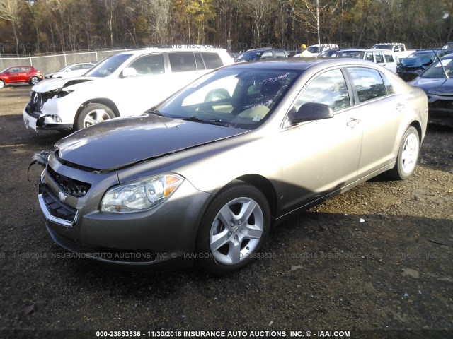 1G1ZB5E1XBF267347 - 2011 CHEVROLET MALIBU LS 金色 照片 2