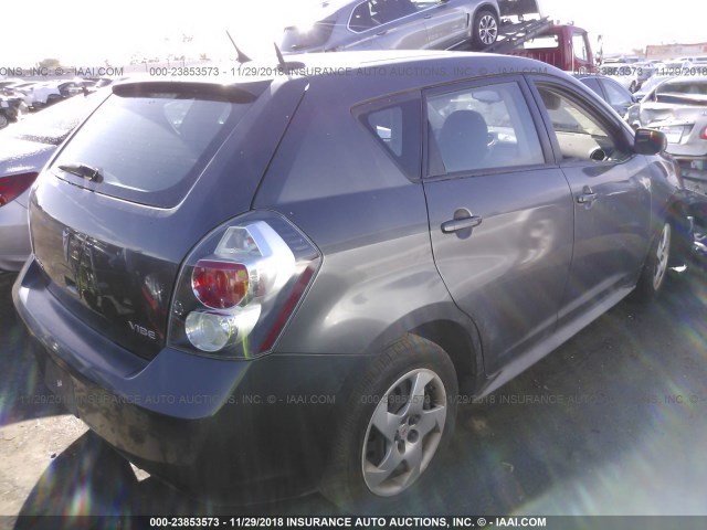 5Y2SP67869Z403007 - 2009 PONTIAC VIBE GRAY photo 4