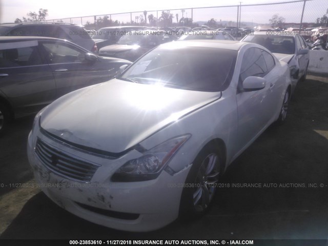 JNKCV64E08M131018 - 2008 INFINITI G37 JOURNEY/SPORT WHITE photo 2