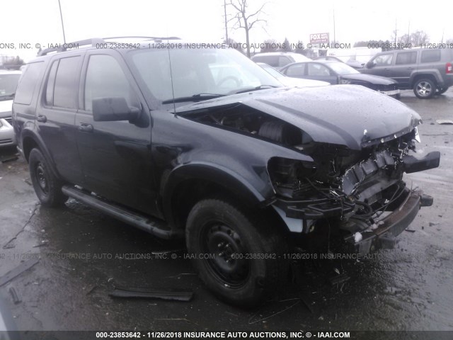 1FMEU73E79UA10505 - 2009 FORD EXPLORER XLT BLACK photo 1