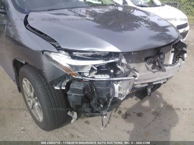 5N1AR2MN0FC657086 - 2015 NISSAN PATHFINDER S/SV/SL/PLATINUM GRAY photo 6