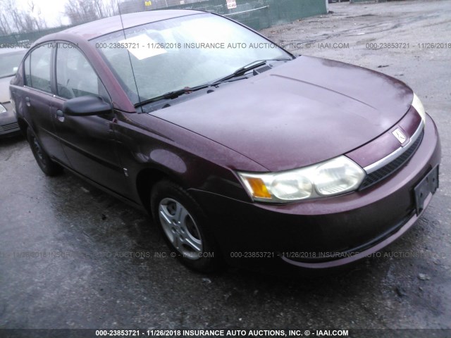 1G8AG52FX3Z193511 - 2003 SATURN ION LEVEL 1 MAROON photo 1