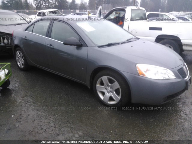 1G2ZG57B384232236 - 2008 PONTIAC G6 SE GRAY photo 1