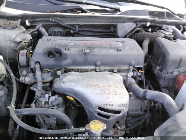 4T1BE32K05U513531 - 2005 TOYOTA CAMRY LE/XLE/SE SILVER photo 10