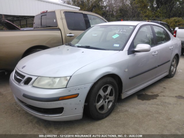 YS3FD49Y771122608 - 2007 SAAB 9-3 2.0T GRAY photo 2