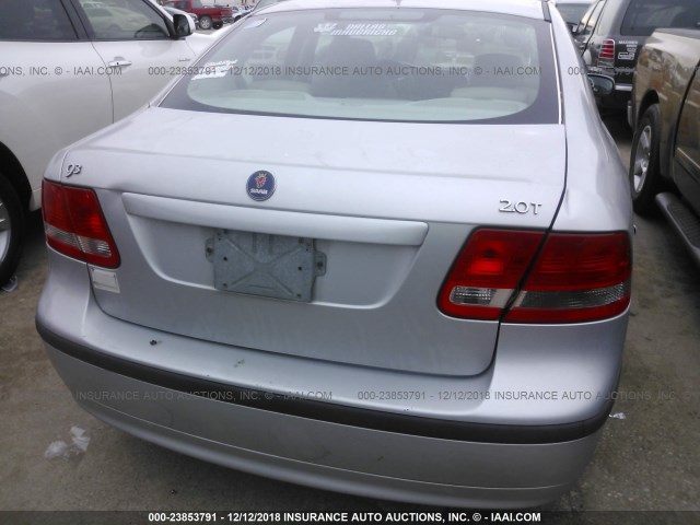 YS3FD49Y771122608 - 2007 SAAB 9-3 2.0T GRAY photo 6