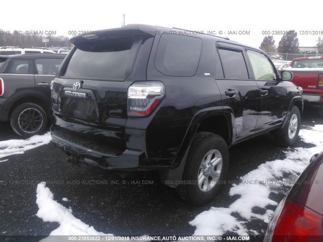 JTEBU5JR3G5299516 - 2016 TOYOTA 4RUNNER SR5 PREM/LTDL/TRAIL/TRD BLACK photo 4