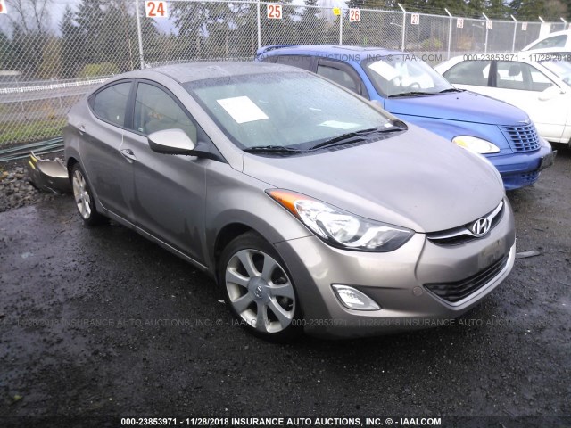 5NPDH4AE3DH227431 - 2013 HYUNDAI ELANTRA GLS/LIMITED BEIGE photo 1