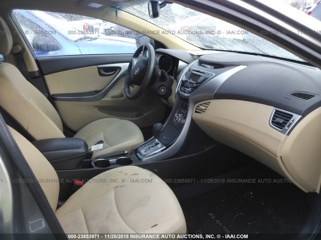 5NPDH4AE3DH227431 - 2013 HYUNDAI ELANTRA GLS/LIMITED BEIGE photo 5