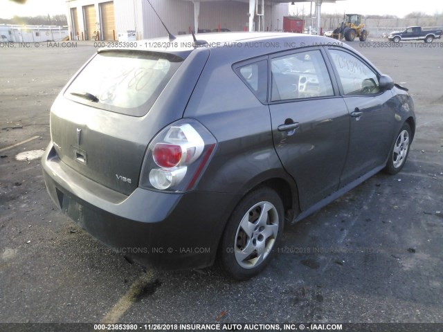 5Y2SP67829Z468226 - 2009 PONTIAC VIBE GRAY photo 4