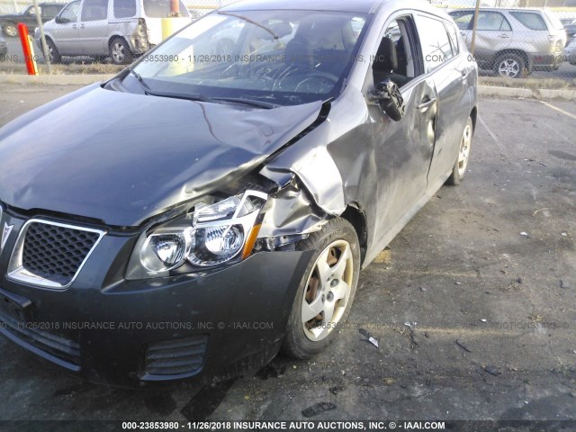 5Y2SP67829Z468226 - 2009 PONTIAC VIBE GRAY photo 6