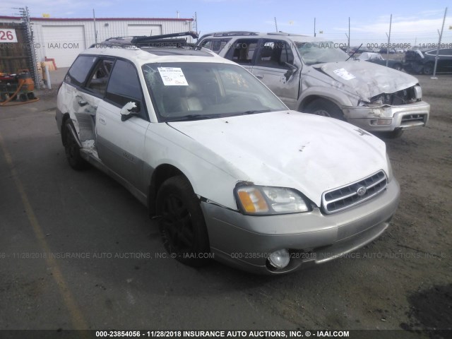 4S3BH6865Y7601064 - 2000 SUBARU LEGACY OUTBACK LIMITED WHITE photo 1