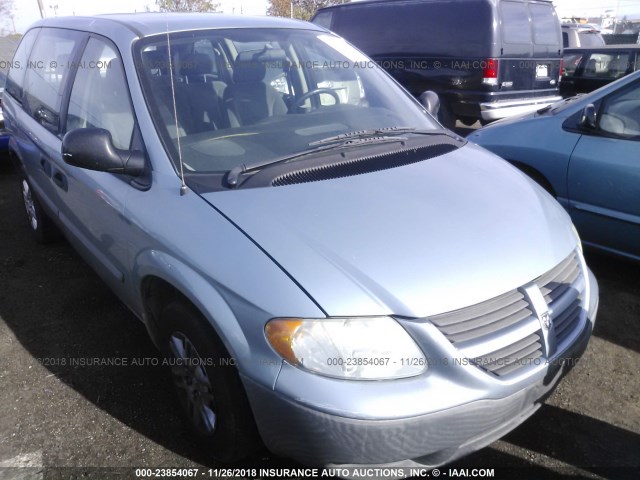 1D4GP25B86B750388 - 2006 DODGE CARAVAN SE BLUE photo 1