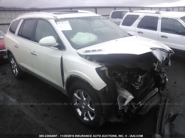 5GAEV23D59J151622 - 2009 BUICK ENCLAVE CXL WHITE photo 1