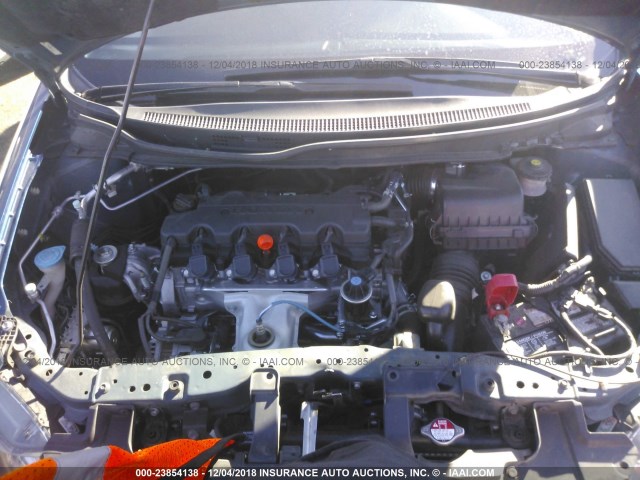 2HGFG3B56DH526782 - 2013 HONDA CIVIC LX ლურჯი ფოტო 10