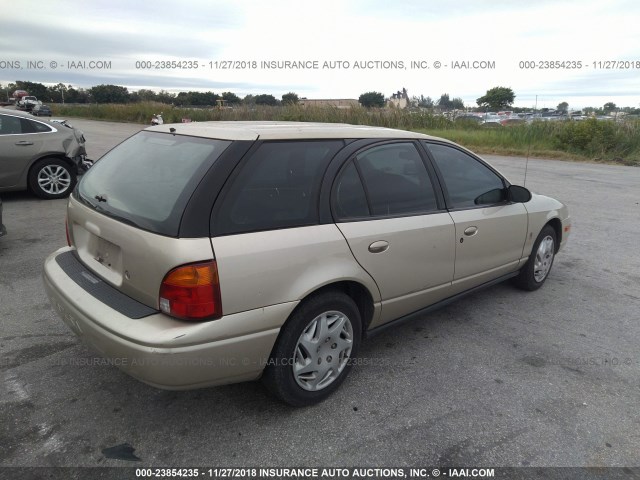 1G8ZN82741Z216524 - 2001 SATURN SW2 GOLD photo 4