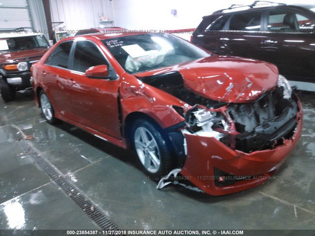 4T1BF1FK1EU783198 - 2014 TOYOTA CAMRY L/SE/LE/XLE 红色 照片 1