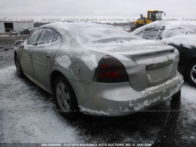 2G2WP552761273189 - 2006 PONTIAC GRAND PRIX ვერცხლისფერი ფოტო 3