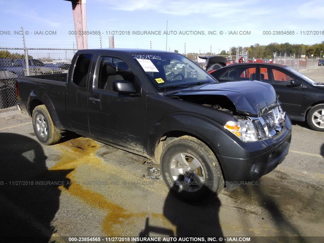 1N6BD0CT7CC472117 - 2012 NISSAN FRONTIER S/SV GRAY photo 1