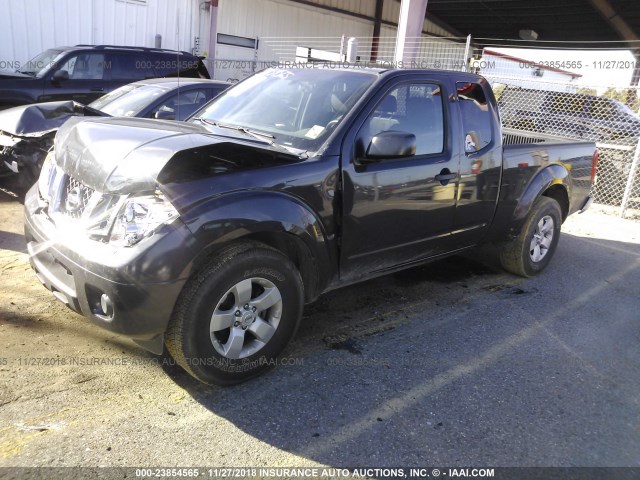 1N6BD0CT7CC472117 - 2012 NISSAN FRONTIER S/SV GRAY photo 2